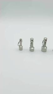 Silver Strong Magnet Keys Metal Magnetic Clasps Keychain Stainless Steel Magnet Ring Portable Pocket Key Hanging Holder