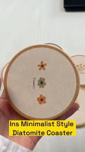 Ins Minimalist Style Diatomite Water Absorbent Drink Cup Coaster (硅藻泥杯垫)