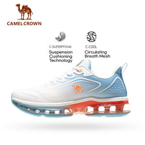 CAMEL CROWN Air Cushion Running Shoes | Cooling Breathable Mesh Full-Length Shock Absorption Lightweight Anti-Slip & Durable Sport Sneakers for Men & Women | Jogging Marathon Training Gym & Outdoor Fitness