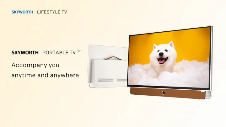 SKYWORTH 24" 2K FHD Portable Google TV 24LP6000G | Eye Care | | Dual-Band WiFi | Slim Design | 2 Year Warranty Skyworth Portable Tv
