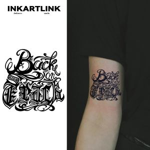 สติกเกอร์รอยสักชั่วคราว Start Over รอยสักวิเศษกันน้ํา รอยสักปลอมติดทนนาน 15 วัน รอยสักกึ่งถาวร