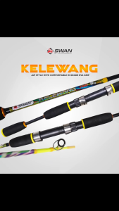 Swan Joran Pancing Fiber Solid Kelewang Japan Style dengan Desain Unik dan Warna Cerah
