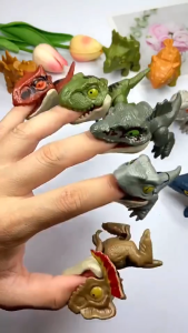 20PCS Mini Biting Dinosaur Toy Assorted Set Cute Dino Figures Regalo para sa Kids Boys Birthday Party