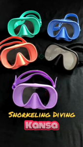 Kansa Kacamata Masker Snorkeling Selam Masker Diving Mask Anti Kabut Tempered Glass