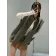 Deepen Fall/Winter New Style MM Woolen Loose Fit Vintage Casual Women's Jacket Top Shenzhen Nan Oil 2024 Autumn/Winter. 