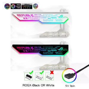 MOD GPU Holder 4090 5090 Video Card Jack Bracket Support 5V 3pin ARGB SYNC Personalization Gamer Cabinet Decoration