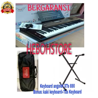 Keyboard piano ANGELET XTS 690 lengkap +Tas+KAKI FULL SET