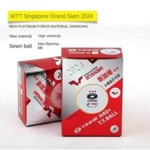 Authentic Galaxy WTT2024 Singapore Grand Slam Tournament Samsung Table Tennis Seam H40 Tournament Ball