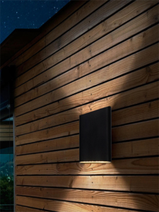 Wall lamp outdoor wall lamp led up and down double-headed cross star lamp modern simple corridor lamp infrared human body sensin