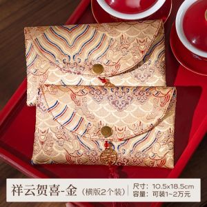 Large Size Wedding Envelope Red Packets Chinese Wedding Custom Oral Fee Tea Ceremony Luxury Design Marriage Celebration Supplies