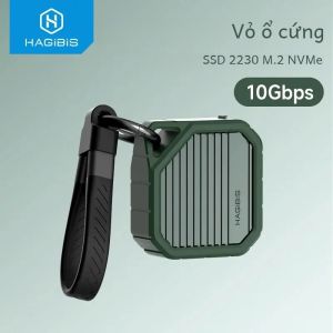 Vỏ Ổ Cứng Ngoài Hagibis 2230 M.2 NVMe SSD USB 3.2 Gen 2 10Gbps Tương Thích Với Laptop iPhone 16 Pro iPad