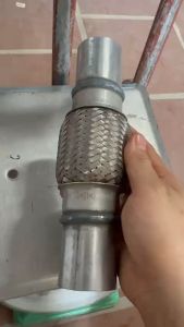 Cổ xả mềm 40/12/22 40/16/26 hoặc 45/12/22 45/16/26 tuỳ khách hàng chọn lắp cho ống xả ô tô giảm thanh giảm khói hiệu giảm dung ống xả