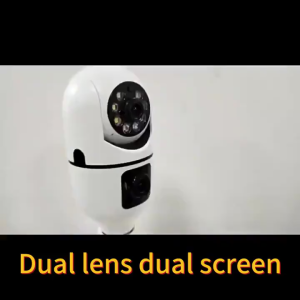 V380 PRO CCTV Bulb Camera 360 Rotation Wifi Connect Cellphone 1080P HD Night Vision Security Camera