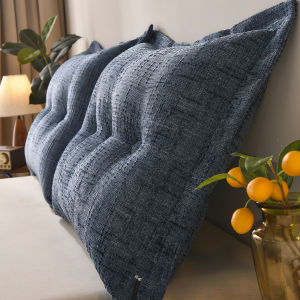Large Weight Linen Texture Removable and Washable Headboard Pillow