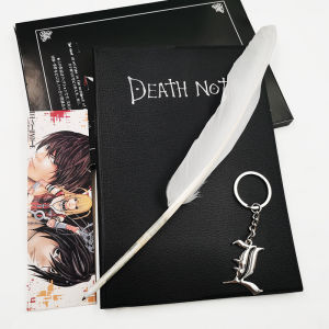 Anime Souvenir Notebook for 6th Graders with Quill Pen