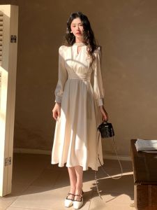 CHANGTONG | Stylish Unique Acetate Satin Dress