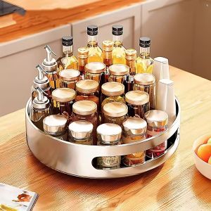 JIAXU | Stainless Steel Rotatable Spice Rack