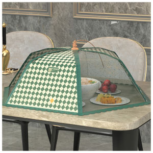 Foldable Food Covers Umbrella-Style Cover Breathable Anti-Mosquito Meal Vegetable Fruit Cover Kitchen Gadgets Accessories