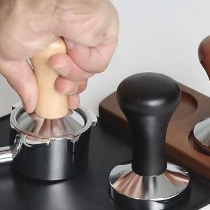 【จัดส่งที่รวดเร็ว】(รุ่นอัพเกรด)51/58MM แทมเปอร์กดกาแฟ Stainless Steel Coffee Tamper แทมเปอร์ เครื่องอัดกาแฟ เครื่องมือกดกาแฟ