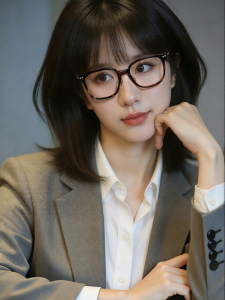 BOLON | Rectangular Black and Leopard Print Prescription Glasses