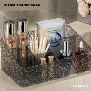 KOTAK PENYIMPANAN AKRILIK PENYIMPANAN PRODUK SKINCARE DAN MAKEUP PENYIMPANAN PRODUK SERBAGUNA RAK MAKEUP STORAGE BOX