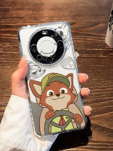 เคสโทรศัพท์ซิลิโคนใสสำหรับ Huawei Mate 80/70 รุ่นใหม่ ดีไซน์น่ารักสำหรับคู่รัก ป้องกันกล้องได้เต็มจอ เหมาะกับผู้ชายและผู้หญิง