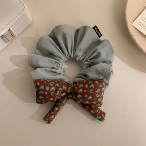 Korean Style Heart Shaped Bow Large Hair Ties Womens Elegant Hair Accessories Bun Headbands Versatile Hair Bands Hair Ropes