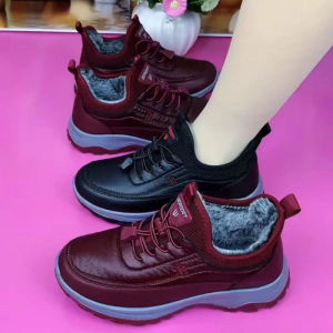 JIFANPAUL | Winter Thick Cotton Womens High-top Snow Boots with Lining Waterproof and Anti-slip