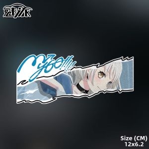 Anime Sticker Reflective Car Body Rear Glass