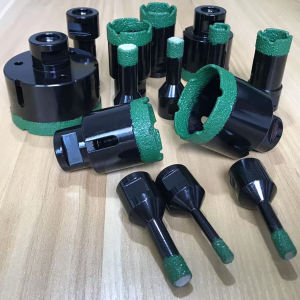 Diamond Brazed Core Dry Drill Bit 1Pc 6-100mm for Porcelain Tiles Marble Glass Granite Hole Cup Saw Cutter Accessories Cutting