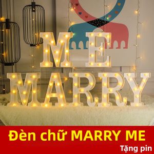 Đèn Chữ LED Trang Trí cho Buổi Tiệc Cầu Hôn