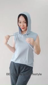(BE Concepts & Lifestyle) Women’s Ultra-Soft and Comfortable Casual Hoodie Sleeveless Top