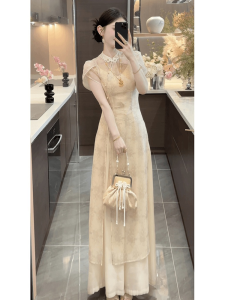 SHANGSHA | Luxurious Dignified Elegant Cold Zen Style Modified Qipao