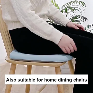 Ice Silk Chair Cushion Memory Foam Comfortable Office Protection Spine Seat Cushion Student Butt Pad