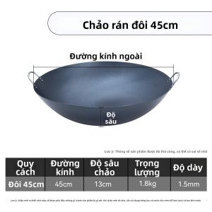 Golden Key | Chảo Gang Công Nghiệp Lớn