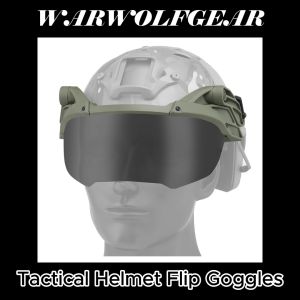 Outdoor sports toys competitive games Gear Tactical Helmet Flip Goggles (GB-002) WARWOLFGEAR