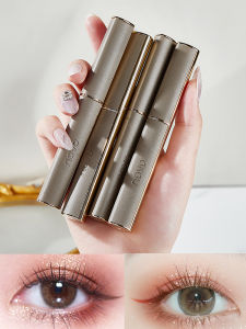 NOVO Natural Long Lasting Curling Mascara Thick Waterproof Quick Dry Non Smudging Long Lasting Brown Eyelash Makeup Tool