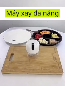 (BH 1 năm) Máy xay tỏi ớt cầm tay Samono SW-L4 250ml 30w không dây dung lượng pin sạc 800 mAh cổng type C