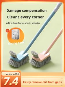 Long Handle Toilet Brush Soft Bristle Household Bathroom Wall Mounted Cleaning Tool for Thorough Toilet Cleaning