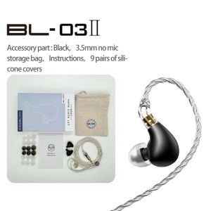 BLON BL03 II Type-c IEMs HIFI In-ear Wired Earphones Monitor Upgraded 10mm Dual-Cavity DD Running with 2PIN Detachable Cable MIC