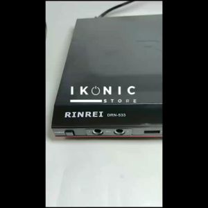 IKONIC DVD Player Bodi Besi Samsung Optik USB Support MPE4 JPEG DVD Video MP3 DRN-533