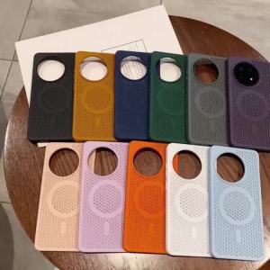 For MagSafe Magnetic Honeycomb Mesh Phone Case For OnePlus 15 13 12 Ace 6 5 3 Pro Heat Dissipation Shockproof Protective Cover