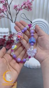 TOY Story SANRIO CUBE PREMIUM Lanyard Tali Gantungan Gelang Strap HP Phone Charm Handphone Device Kamera Handmade Macaron Candy Lanyard Full Warna Korean Style Estetik Bracelet Beads Cinnamoroll Lotso Buzz Jessie Woody