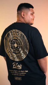 【2-8XL】 Plus Size Chaoda Oversize Fat Man Short Loose Elastic Comfort Sleeve T-shirt