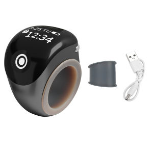Aideepen | S8pro Smart APP Counting Finger Counter OLED Display 120mah Battery Type-C Smart Ring Bluetooth Electronic Counter