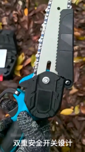 Makita 9980VF Cordless Electric Chain Saw Mini 6 Inch Woodworking Handheld Pruning Chainsaw Cutting Tool Electric Chainsaw