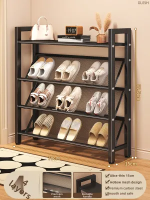 JIAJIESHI | Ultra-thin Slim Narrow Multilayer Shoe Rack