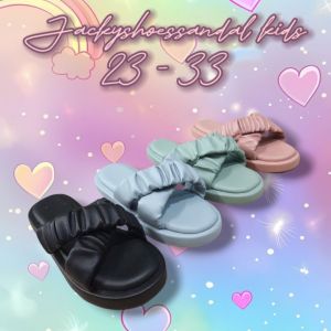 Sandal Anak Perempuan Kerut Silang 2 Hadiah Kado Ulang Tahun Baby Selop Usia 2-5 Tahun