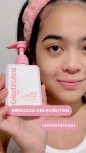 Glad2Glow Milk Amino Acid Gentle Cleanser Brightening Face Wash 80ml | Sabun Cuci Muka Pembersih Wajah Facial Cleanser Face Wash Foam Sabun Muka Acne Cleanser