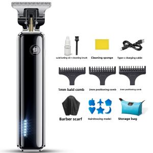 MONLEYTA | German Electric Trimmer Shaver For Bald Head And Beard Trimming Mens Tool Professional Hair Clippers Beard Razor Grooming Kit